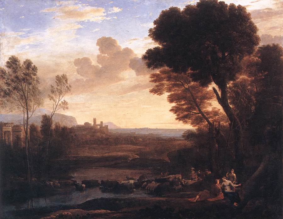 Landscape with Paris and Oenone fdg